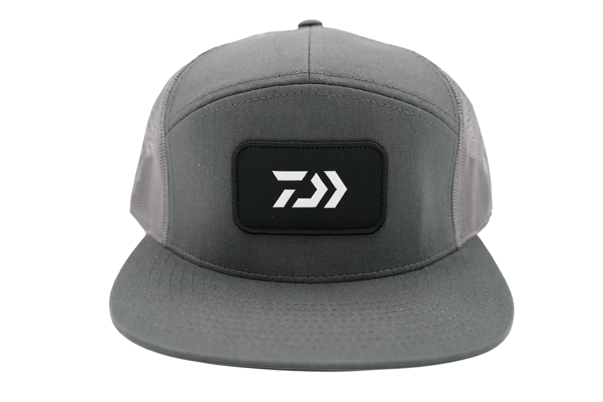 2026 GREY W/ BLACK & WHITE D-VEC TRUCKER HAT – Daiwa US