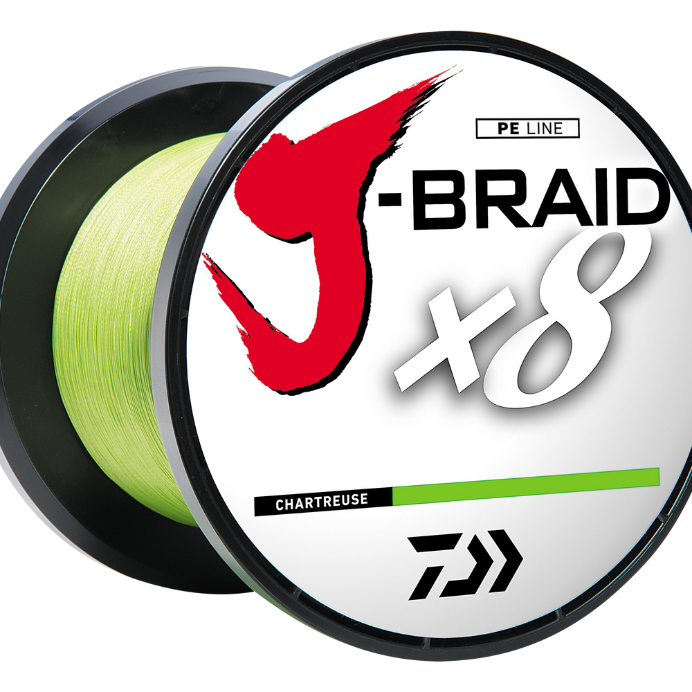 J-BRAID x8 BRAIDED LINE - CHARTREUSE