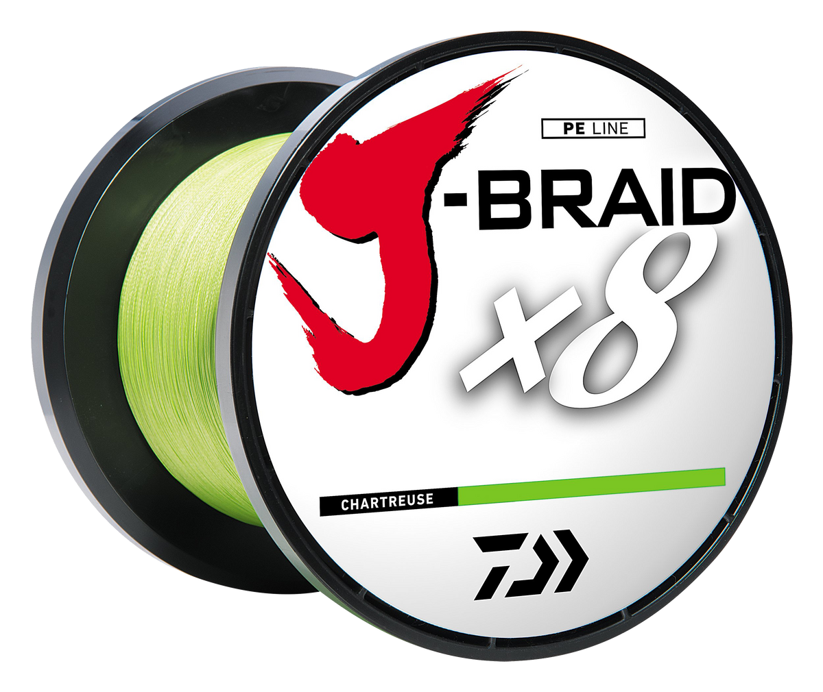 Daiwa J-Braid Braided Line Chartreuse — HiFishGear