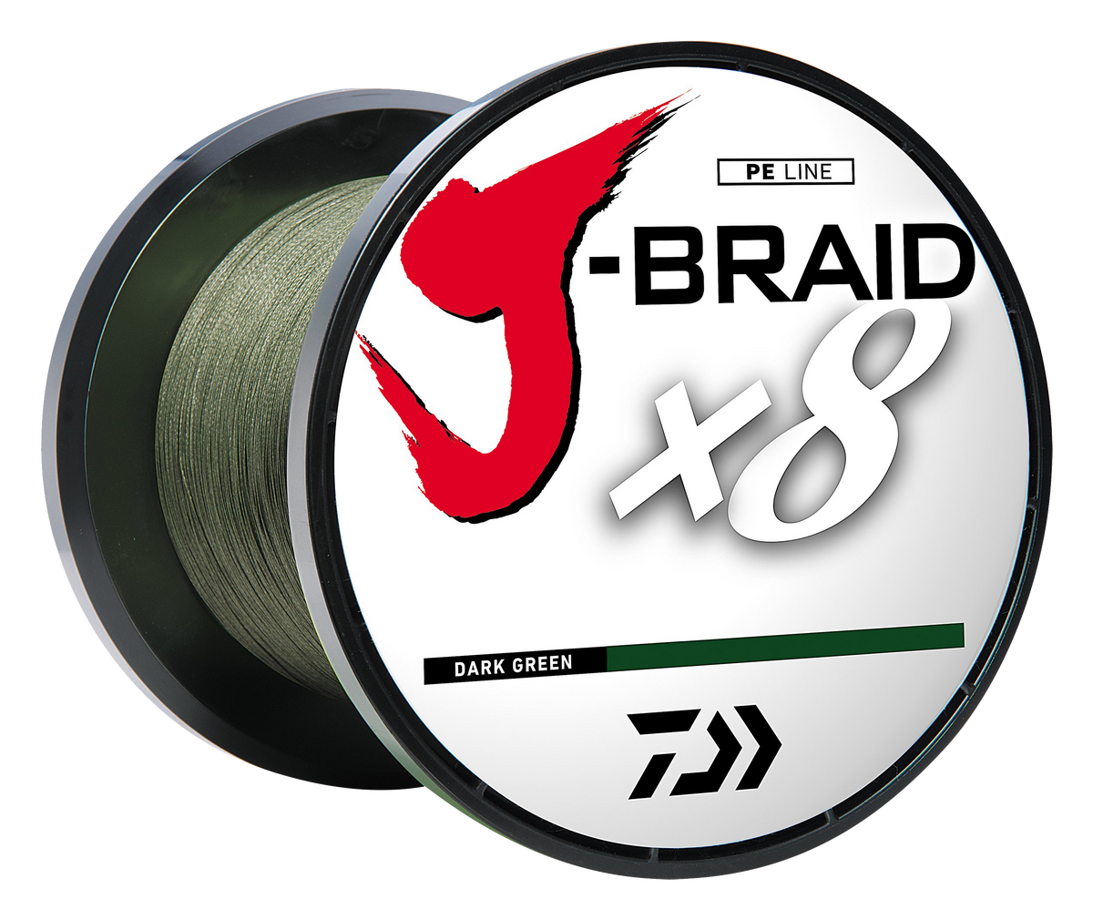 Daiwa JBGD8U20-300CH J-Braid Grand 8X Filler Green 20lb Fishing Line (300  Yards) for sale online