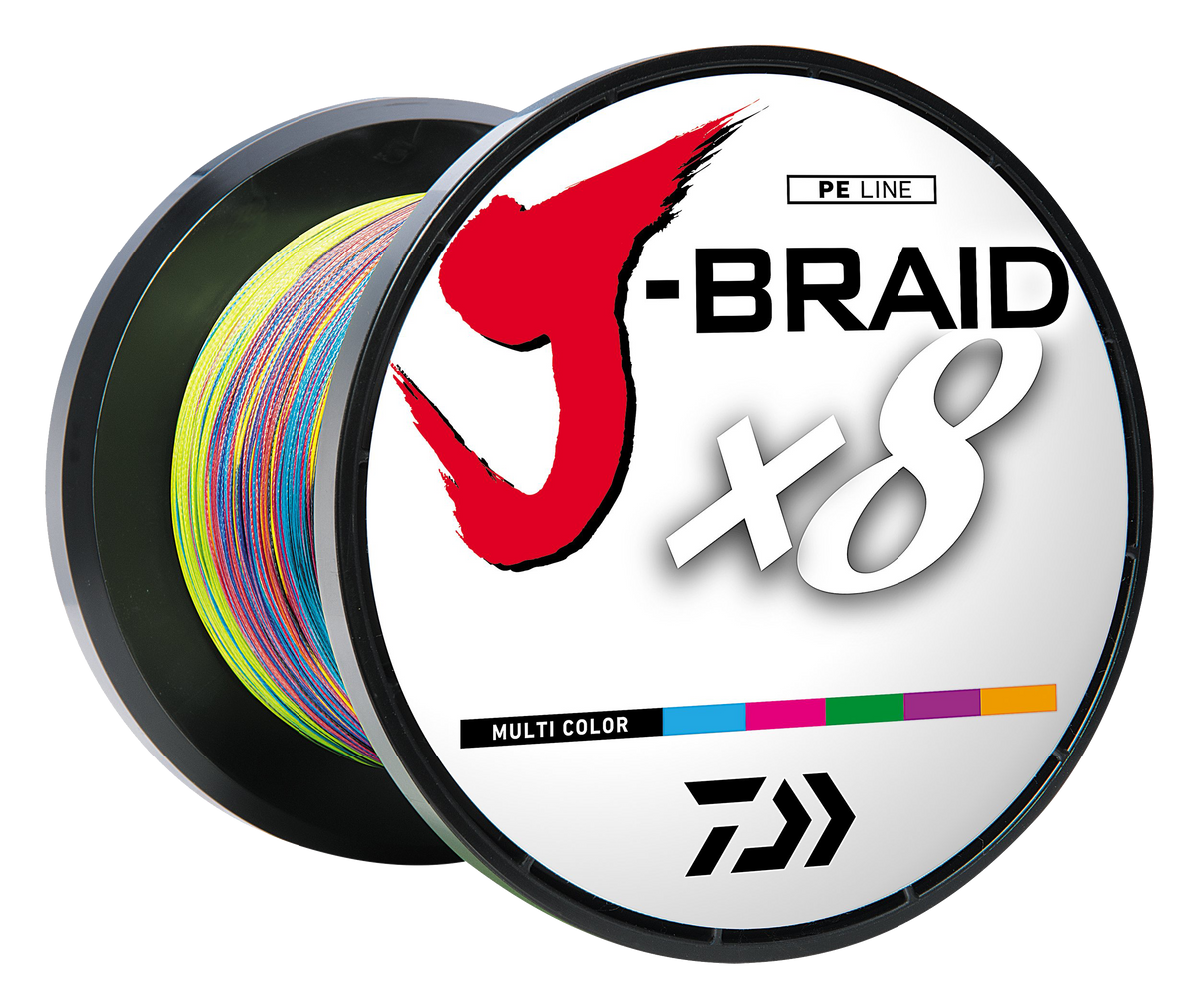 J-BRAID x8 BRAIDED LINE - MULTI COLOR – Daiwa US
