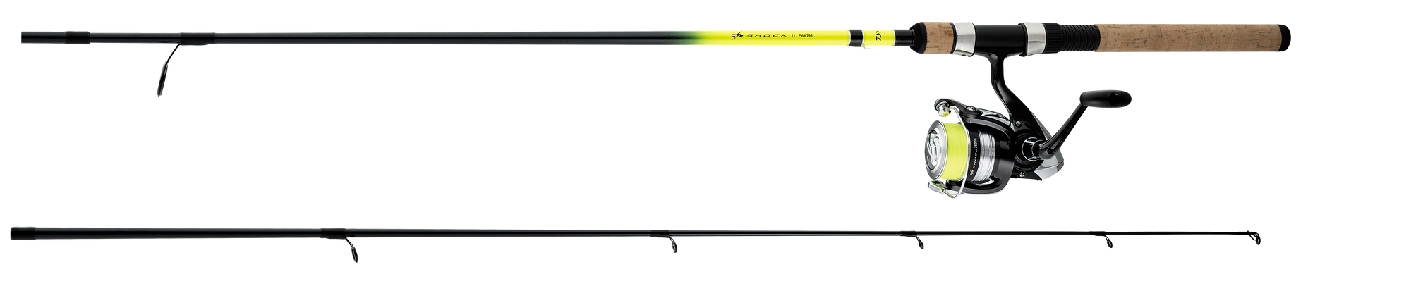D-SHOCK II WiTH BRAIDED LINE SPINNING COMBOS Daiwa US D-SHOCK II WiTH BRAIDED LINE SPINNING COMBOS Daiwa US