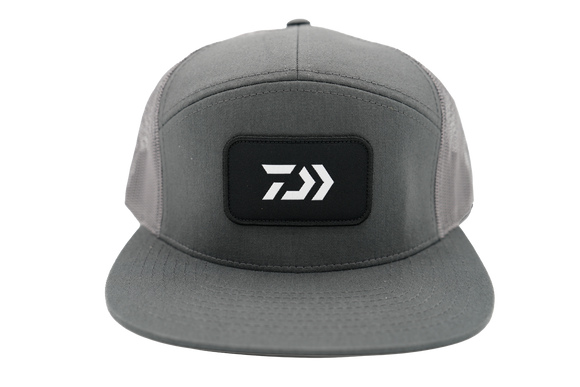 2026 GREY W/ BLACK & WHITE D-VEC TRUCKER HAT – Daiwa US