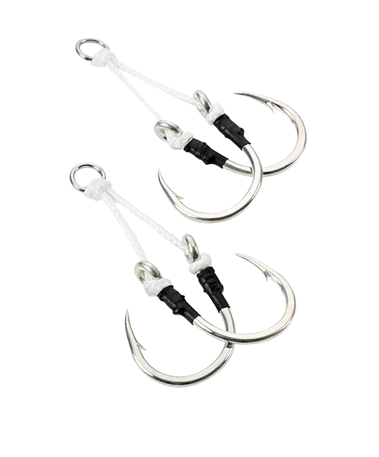 double assist hooks for shark fishing SALTIGA DUAL ASSIST HOOKS