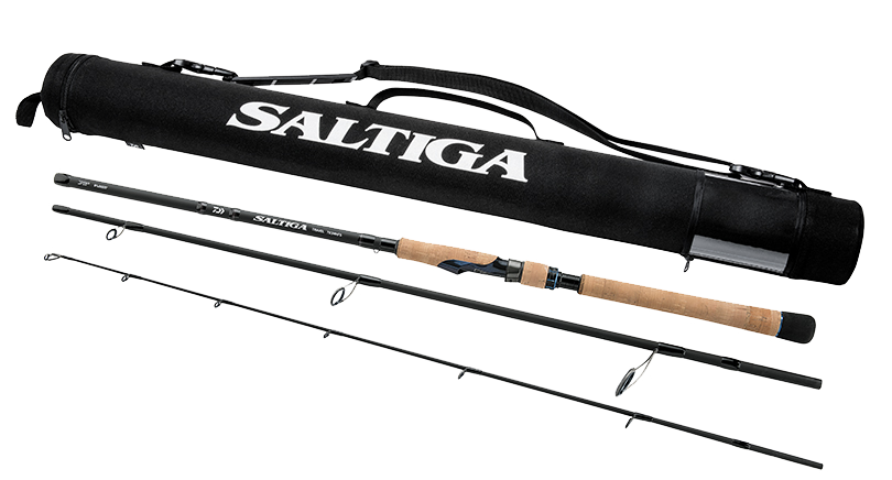 backpack fishing rod daiwa Saltiga Saltwater Travel Casting Rods 5'9" Medium Heavy When traveling the world in pursuit of exotic species Daiwa SATRIN703MHFS Saltiga Inshore Travel
