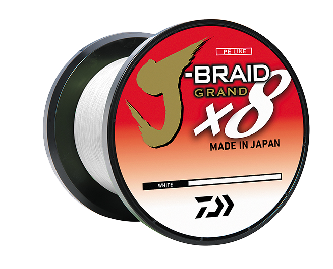 J-BRAID x8 GRAND BRAIDED LINE - WHITE – Daiwa US