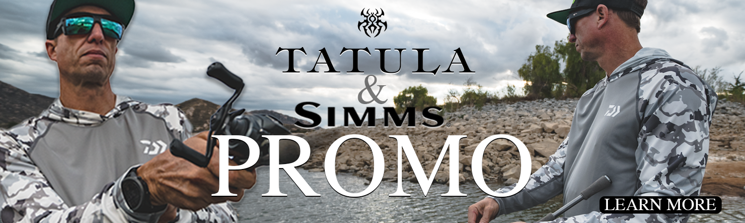 Tatula/ Simms Promotion - Free w/ Purchase of any Tatula Product – Daiwa US