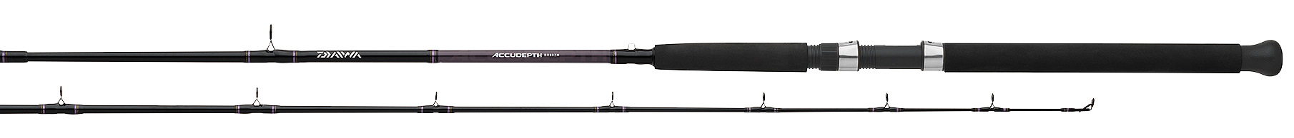  Daiwa ACCUDEPTH TROLLING Rod, Black, 8' 6/Medium