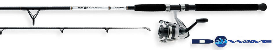Daiwa D-Wave Reel & Fiber Glass Saltwater Fishing Rod Combo - DWB40-B/F702M  - Hero Outdoors
