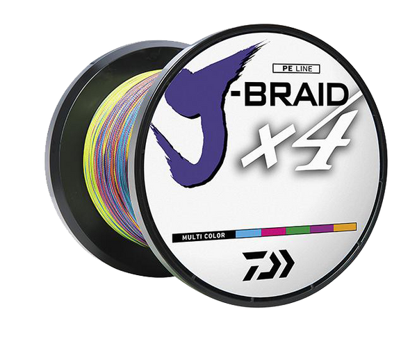Daiwa J-Braid 3000 Meter 80#Bulk Spool Multi-Color