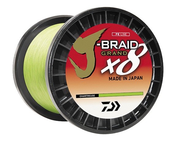 daiwa j-braid x8 braided fishing line Grand 15lb 300yds Braid is strong Daiwa J-Braid Grand X8 Filler