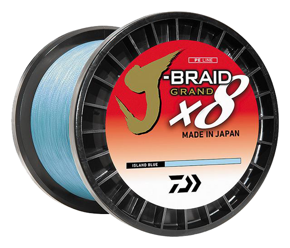 J-BRAID x8 GRAND BRAIDED LINE - ISLAND BLUE