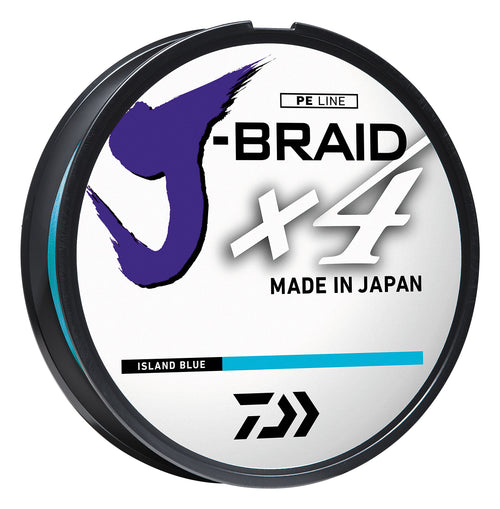 J-BRAID x4 BRAIDED LINE - ISLAND BLUE