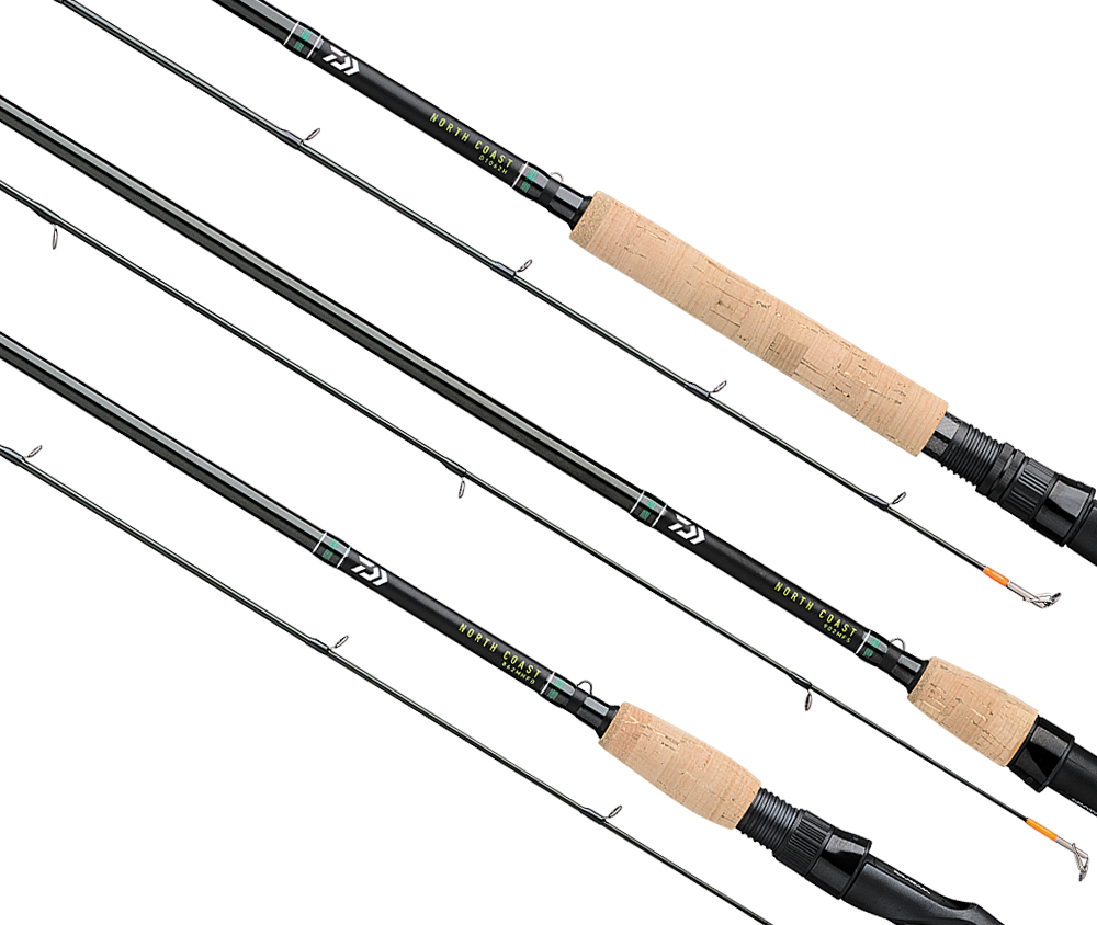 daiwa fishing pole curved handle NORTH COAST SS RODS