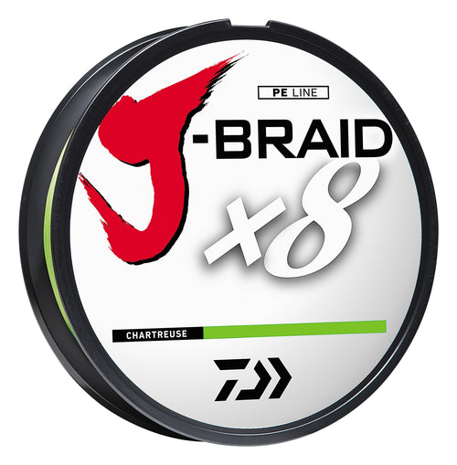 J-BRAID x8 BRAIDED LINE - CHARTREUSE